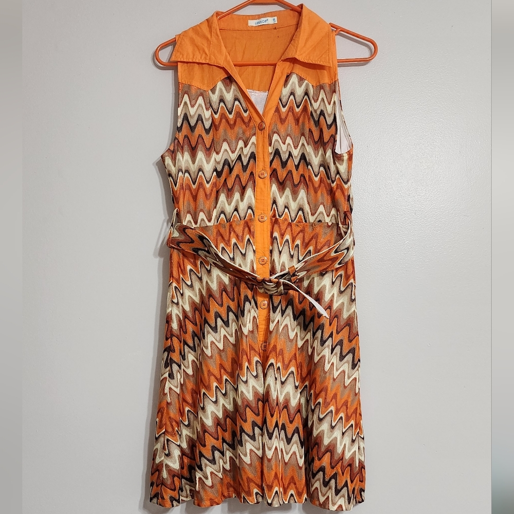 Button up Sleevless dress